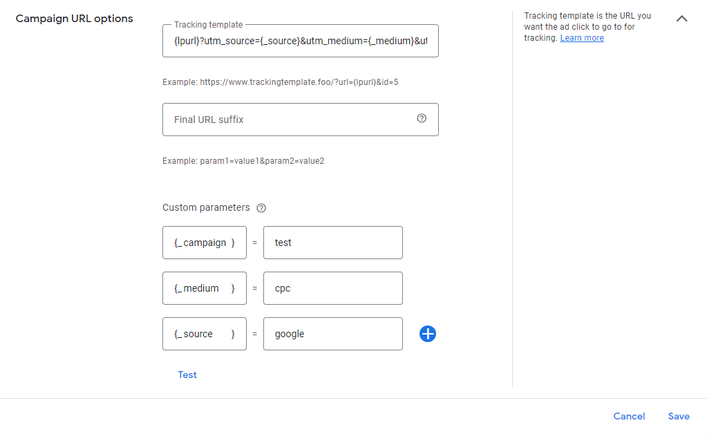 How to set up Tracking Template in Google Ads? - 2022 NEW